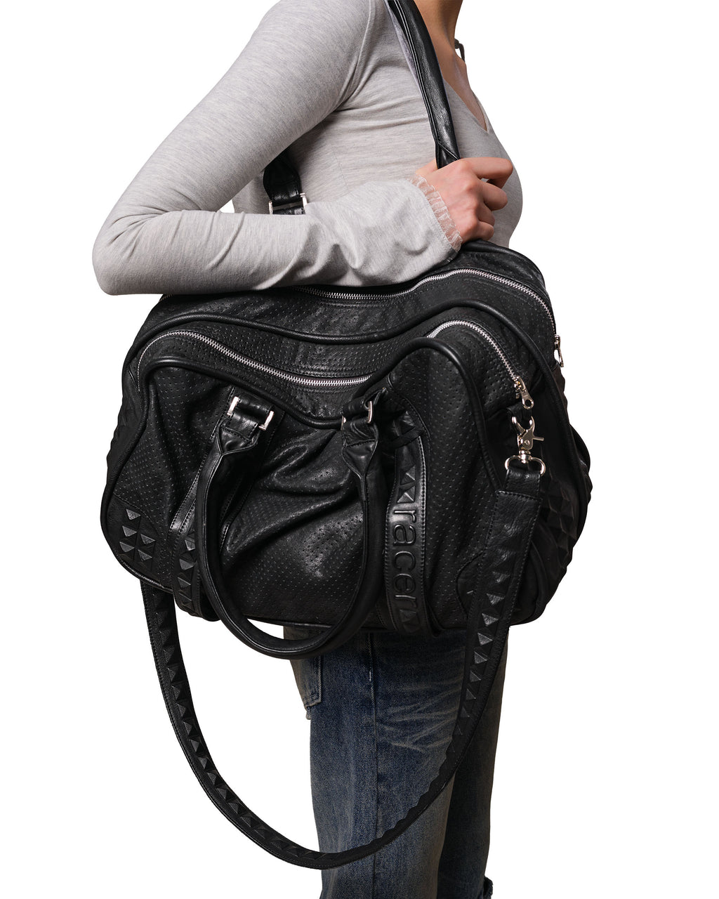 Embossed Leather Bag