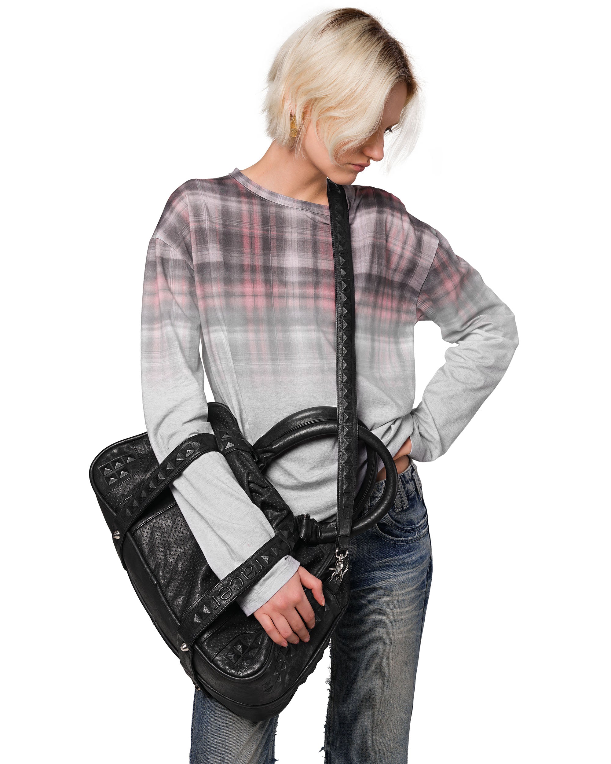 Embossed Leather Bag – Racer Worldwide