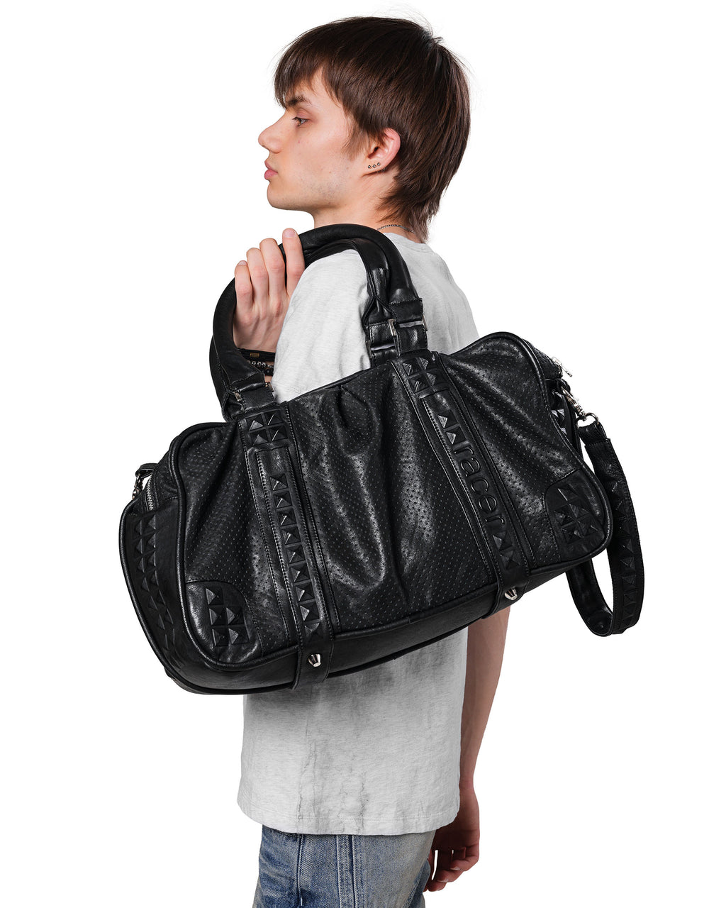 Embossed Leather Bag