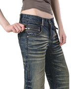 Dark Stacked Denim