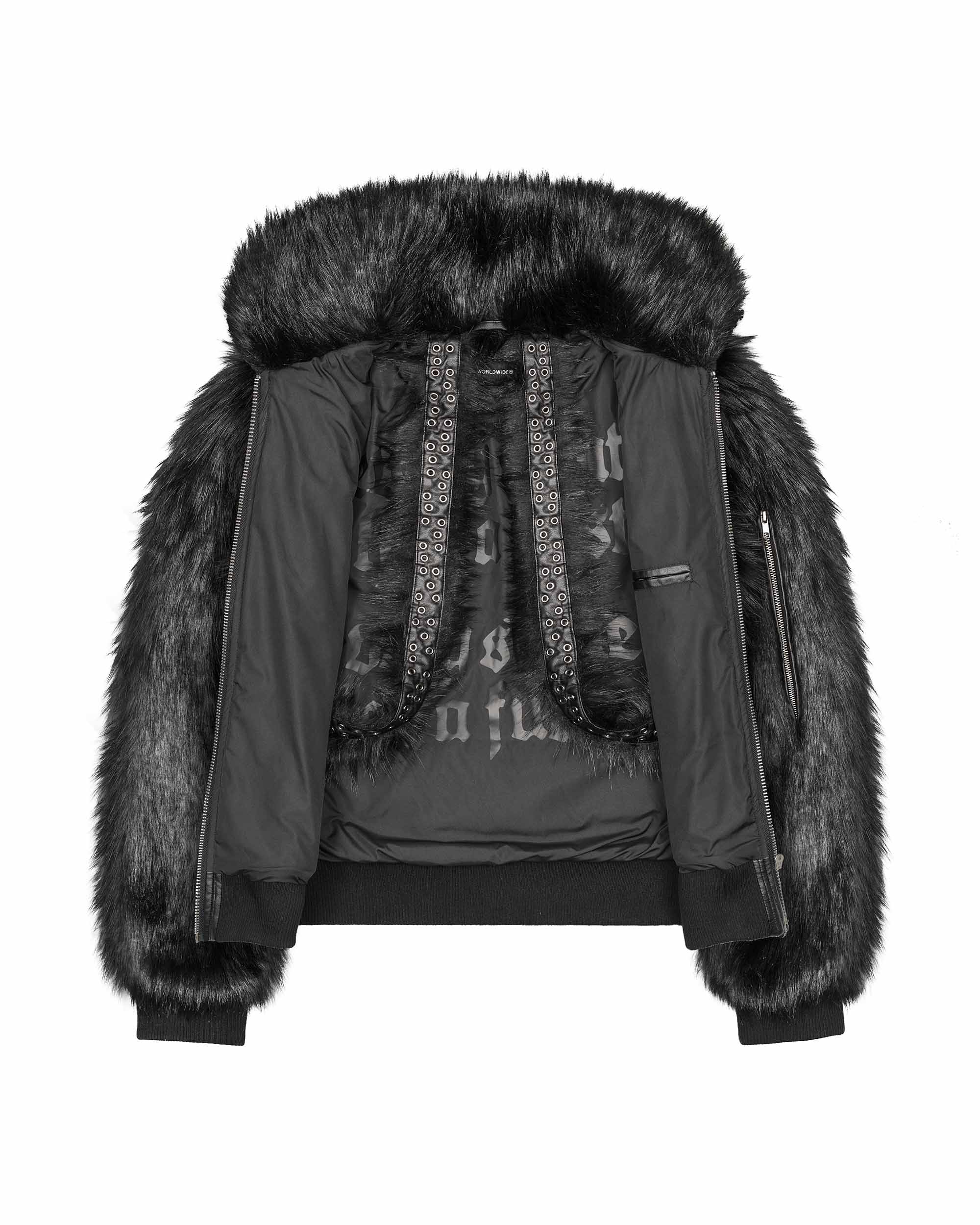 Black Fur Bomber – Racer Worldwide