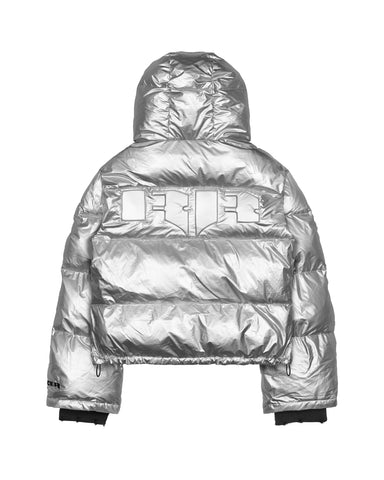 Silver 2R Puffer Jacket – Racer Worldwide