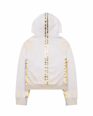 パーカー・フーディ Golden  Hooded Zip-Up Sweatshirt With Contrasting Men's Fleece Zip Hooded Sweatshirt Full Zipper Lightweight