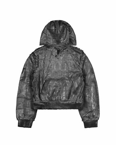 Black Waxed Bomber – Racer Worldwide