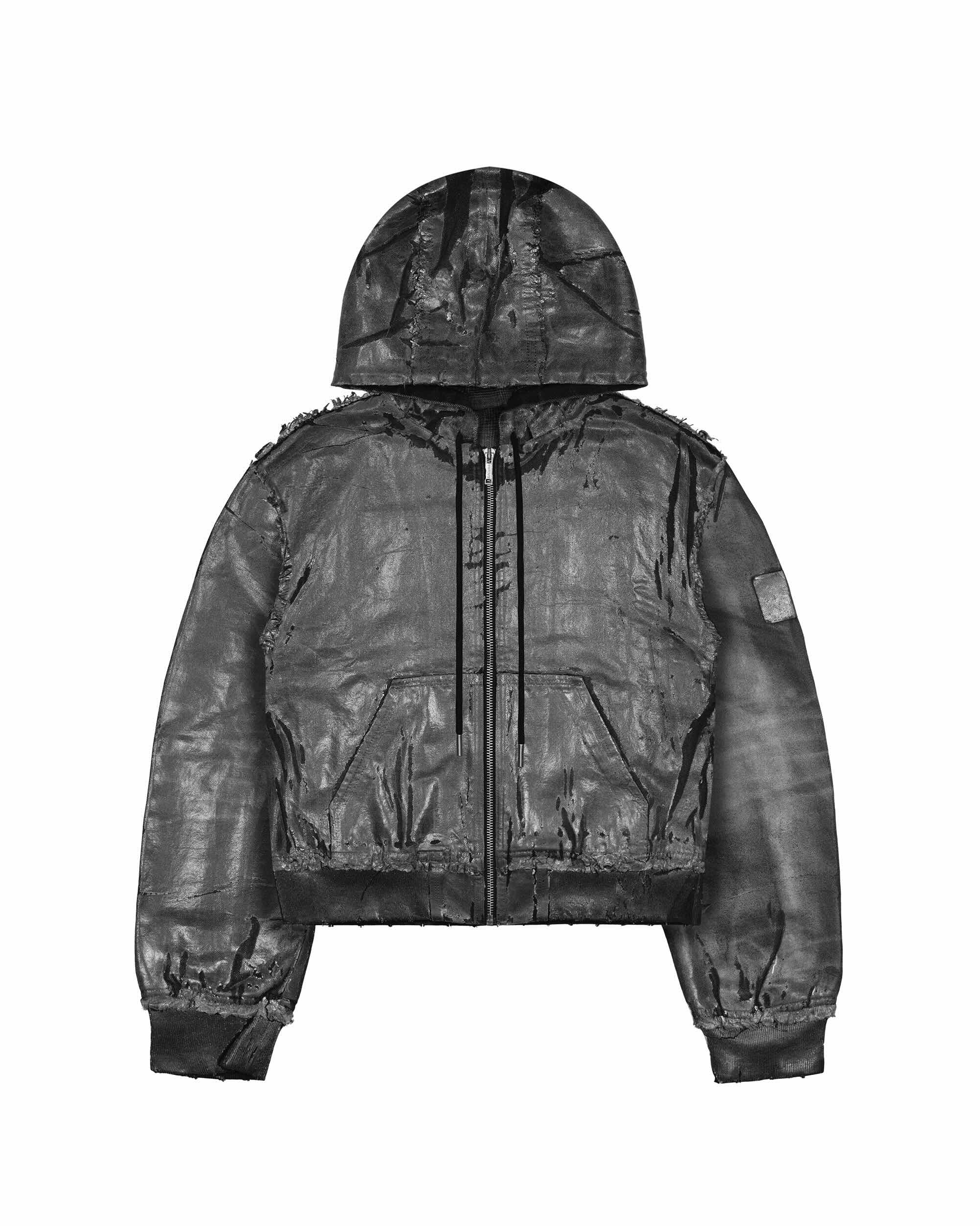 Black Waxed Bomber – Racer Worldwide