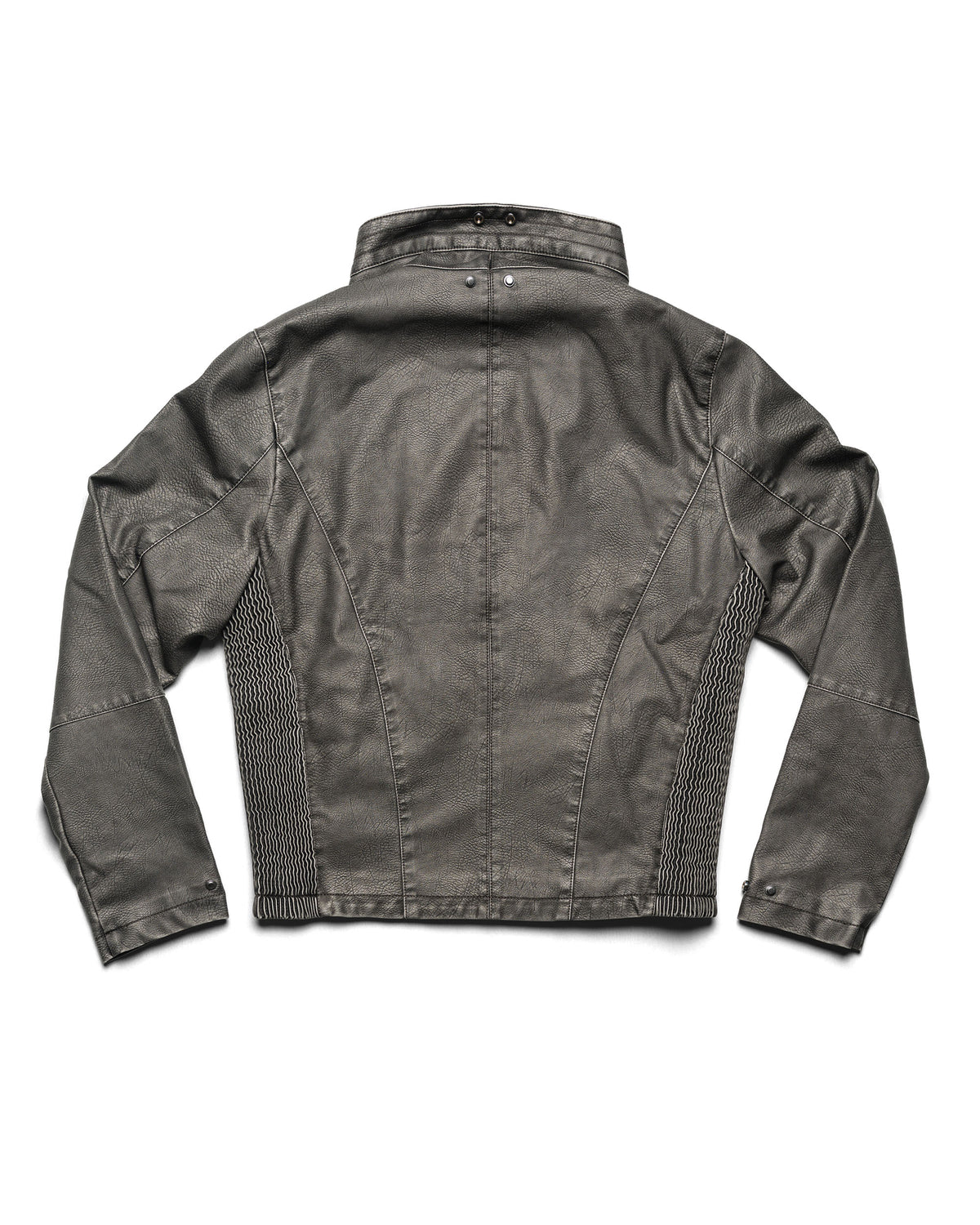 Faded Asymmetrical Moto Jacket