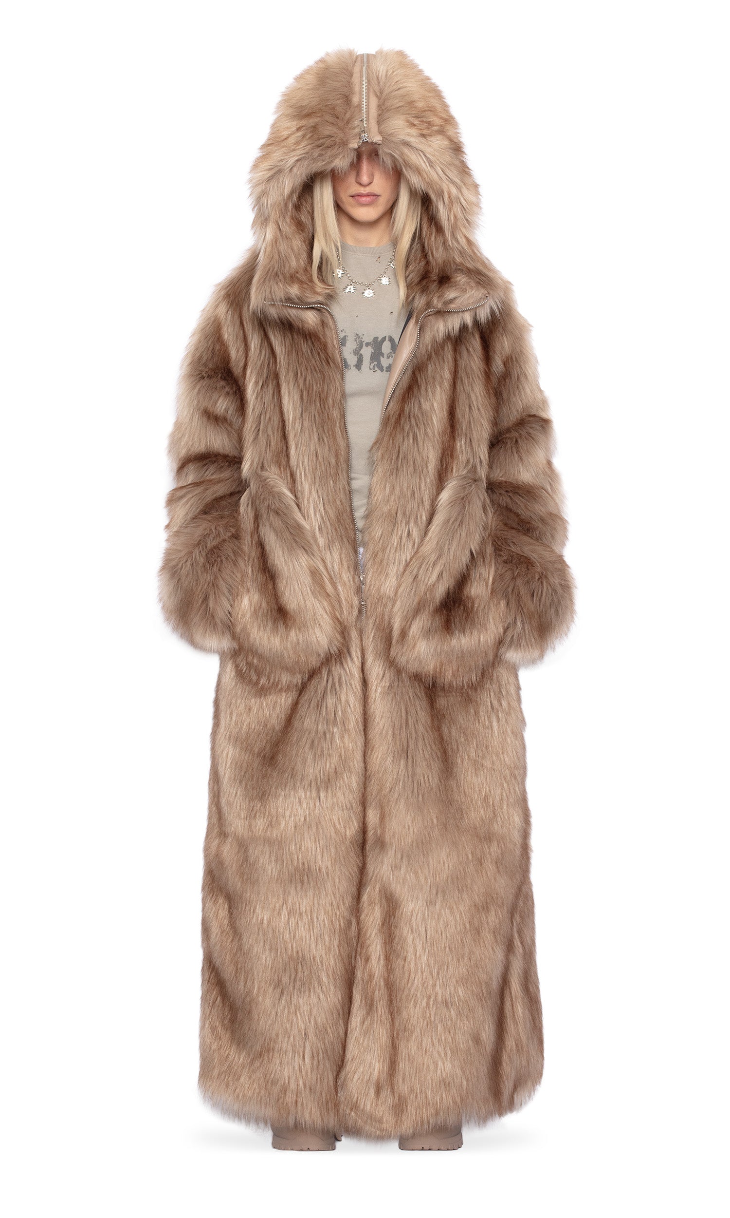 【rrr】Luan POODLE FUR COAT ブラウン rrr様専用】Luan POODLE FUR COAT ブラウン