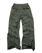 Green Faded Track Sweatpants