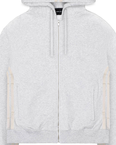 Grey Zip Track Hoodie – Racer Worldwide