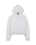 Grey Zip Track Hoodie