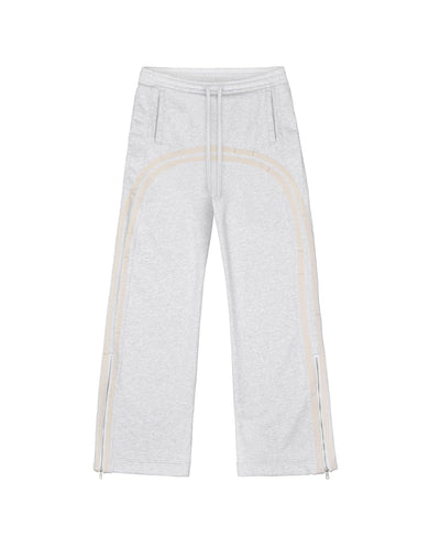STRINGS WIDE TRACK PANTS / GRAY