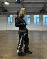 Black Pony Utility Boots