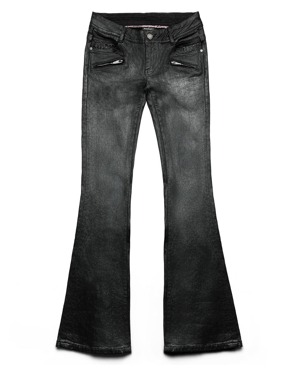 Juicy x Racer Waxed Flared Denim