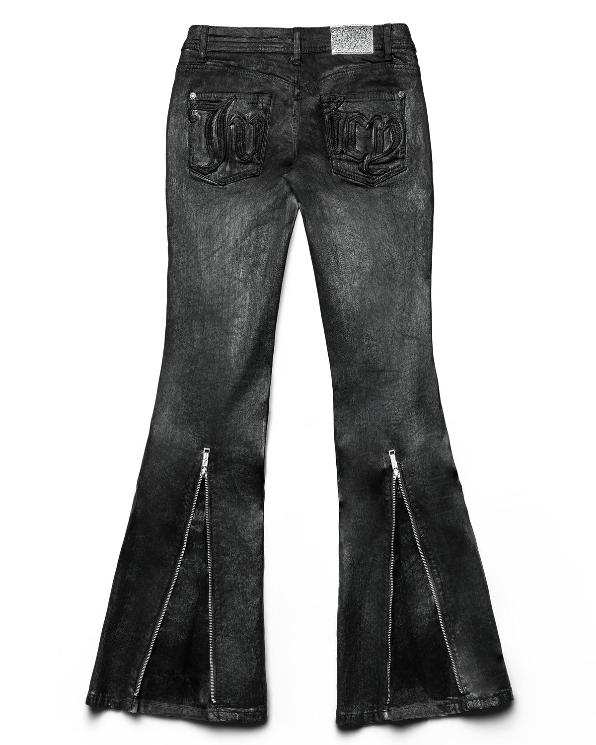 Juicy x Racer Waxed Flared Denim