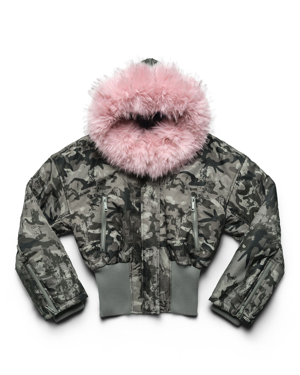 Juicy x Racer Camo Fitted Bomber