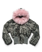 Juicy x Racer Camo Fitted Bomber