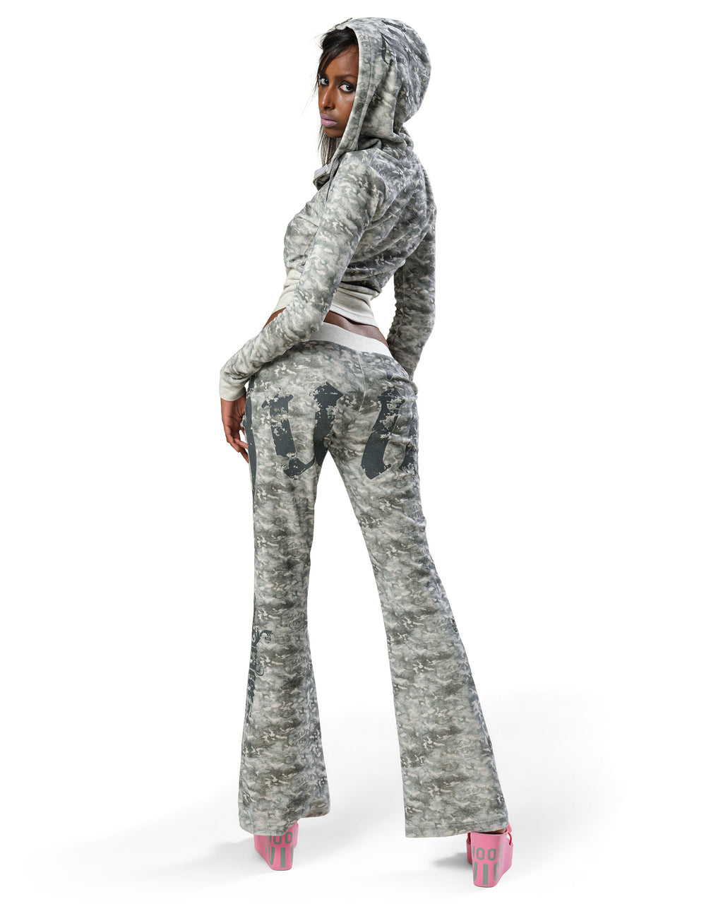 Juicy x Racer Camo Velour Pants