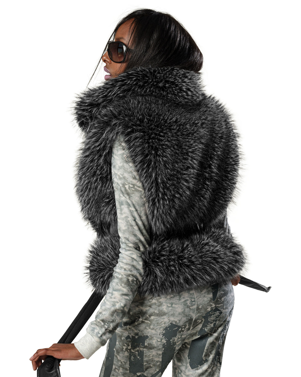Juicy x Racer Fur Vest