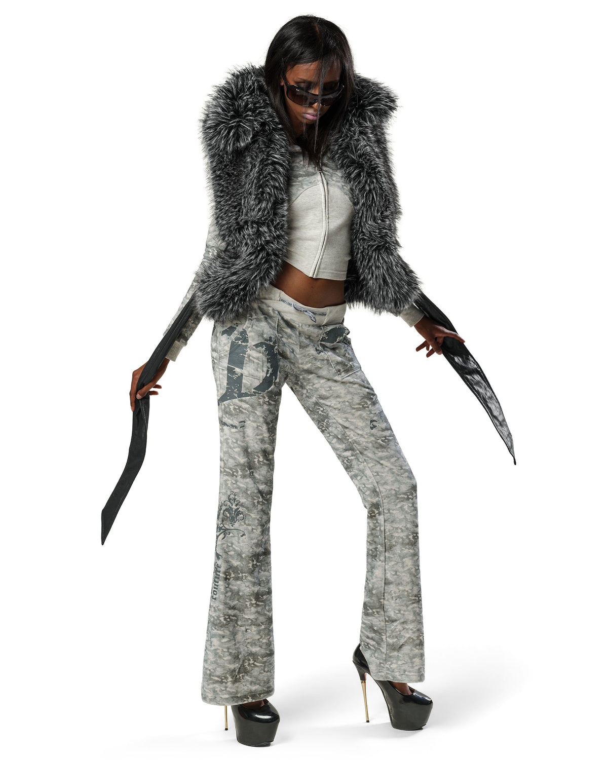 Juicy x Racer Fur Vest