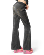 Juicy x Racer Dark Velour Pants