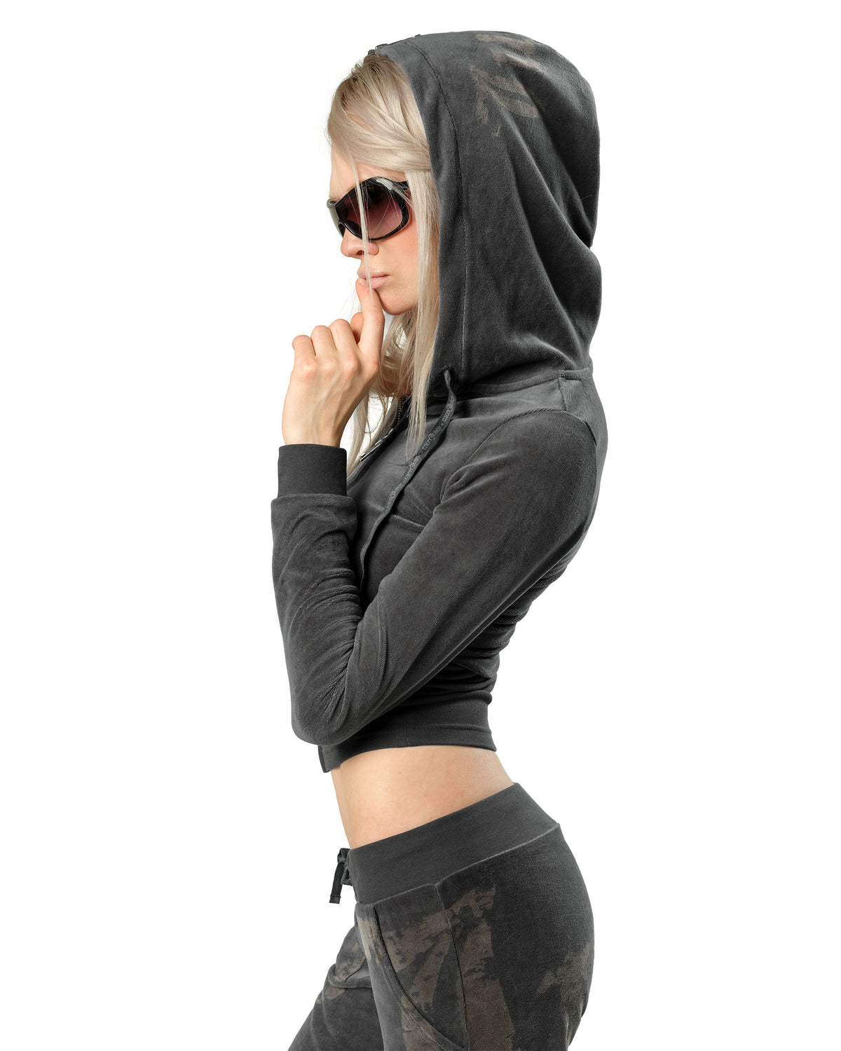 Juicy x Racer Dark Velour Hoodie