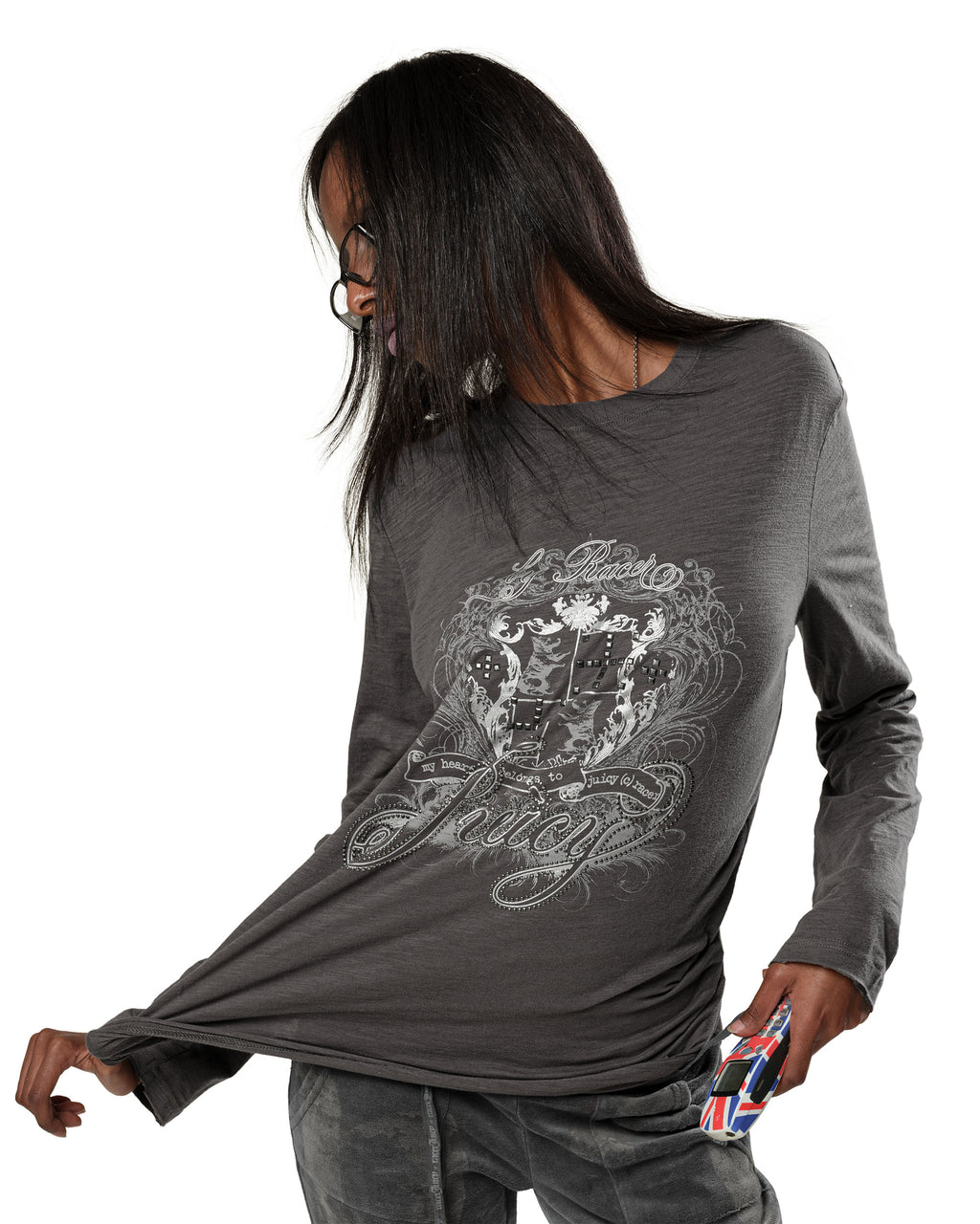 Juicy x Racer Studded Long Sleeve