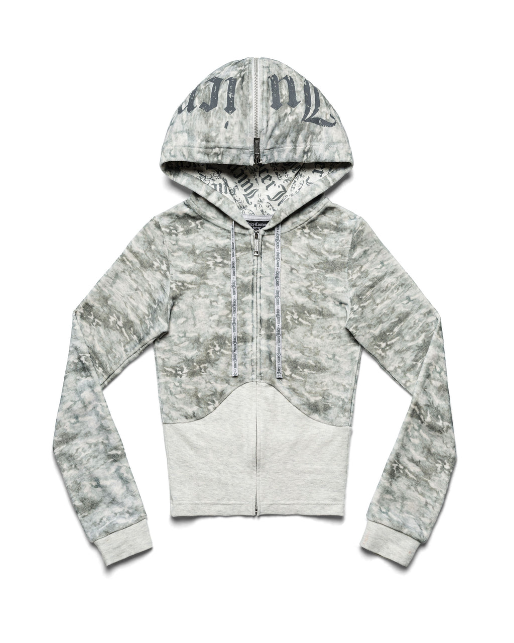 Juicy x Racer Camo Velour Hoodie
