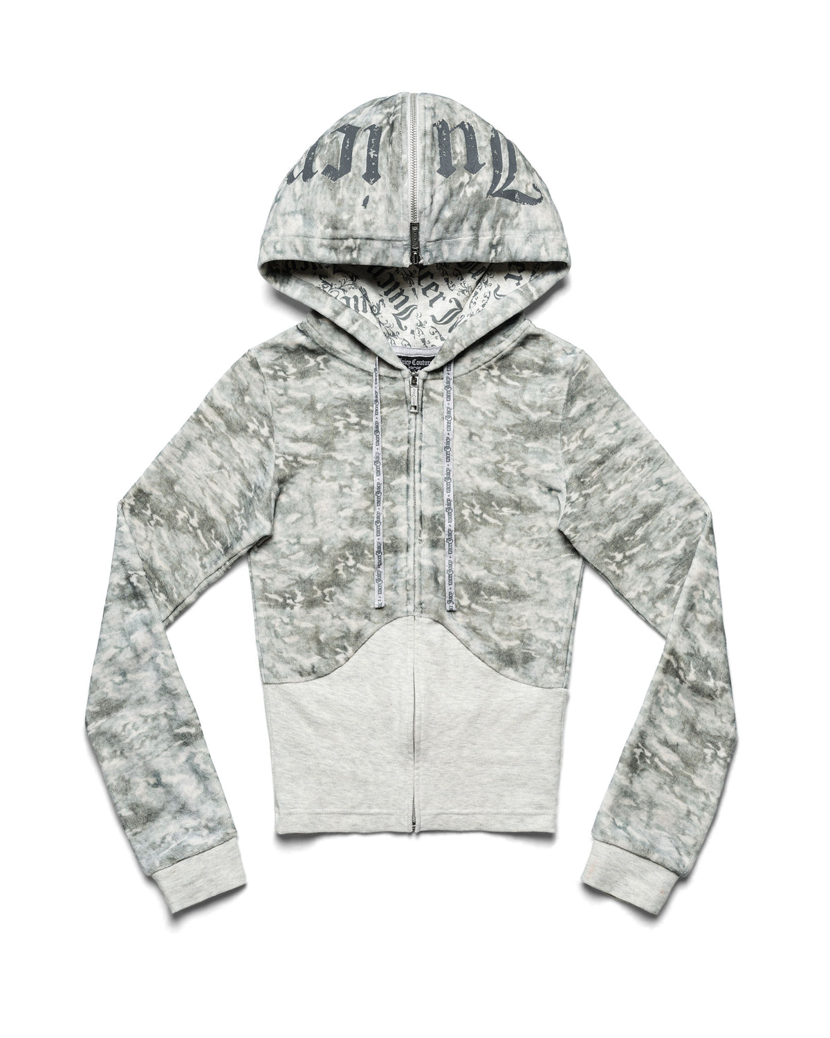 Juicy x Racer Camo Velour Hoodie