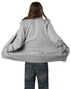 Grey Jersey Jacket