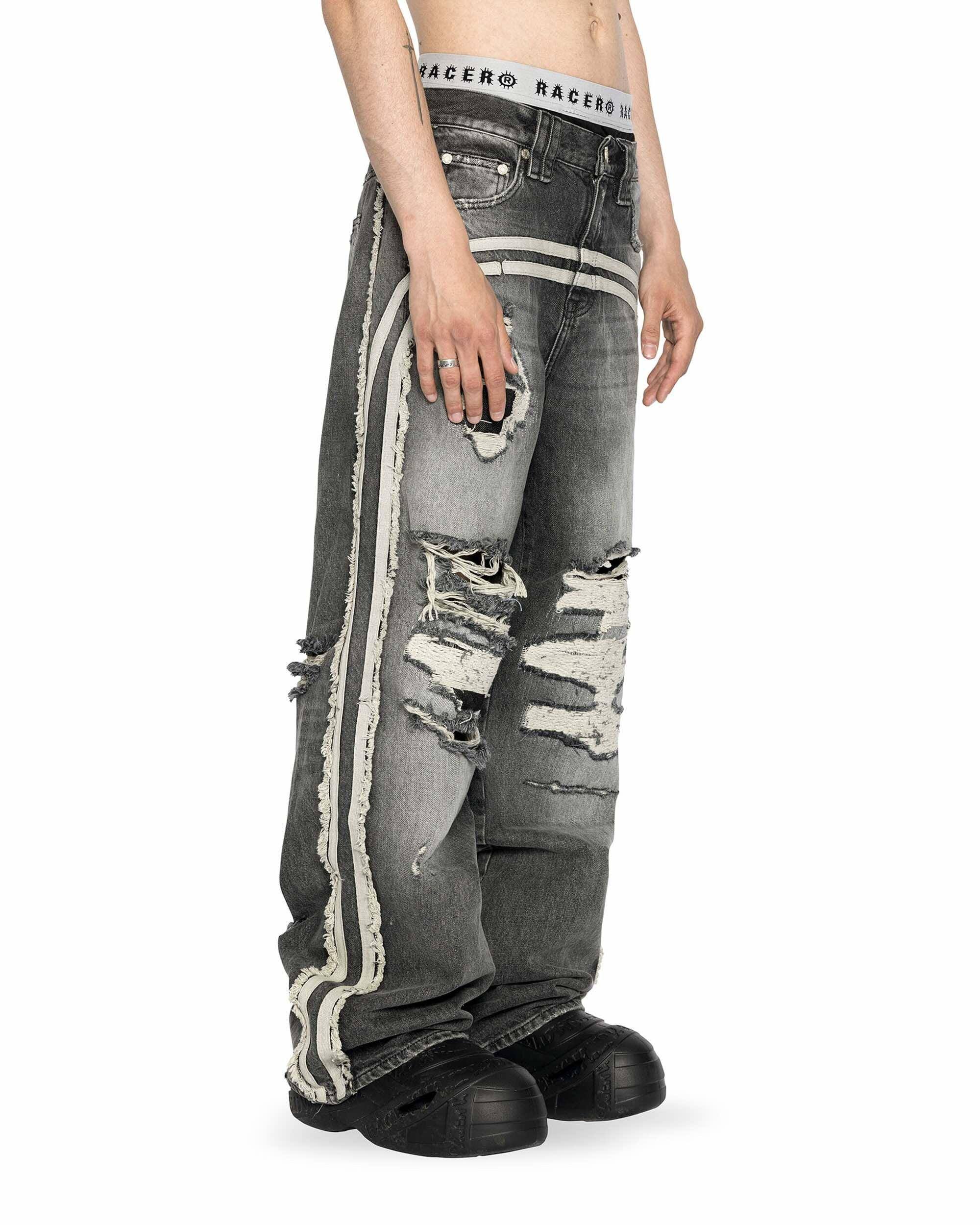 Grey Track Jeans – Racer Worldwide Grey Track Jeans – Racer Worldwide