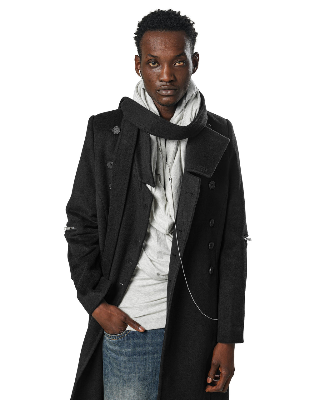Long Fine Wool Coat