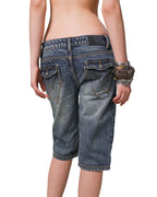 Long Denim Shorts