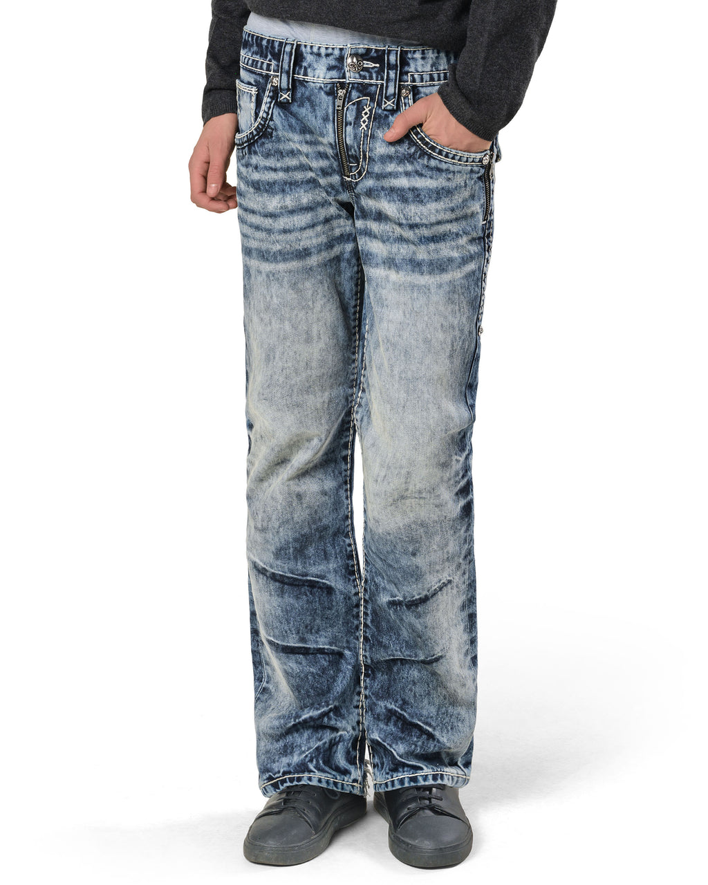 Rock Revival Bleach Slim Denim