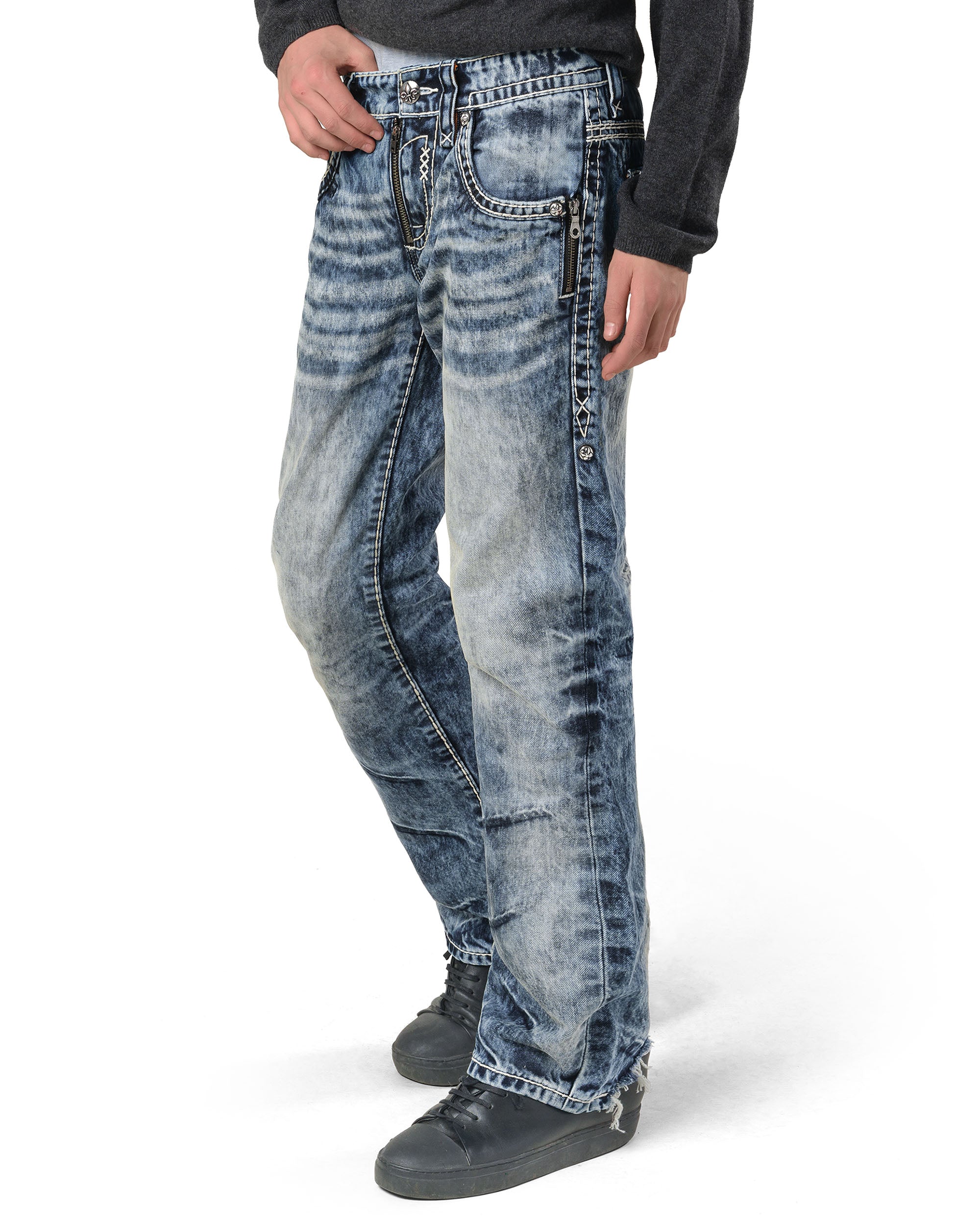 Rock Revival Bleach Slim Denim – Racer Worldwide