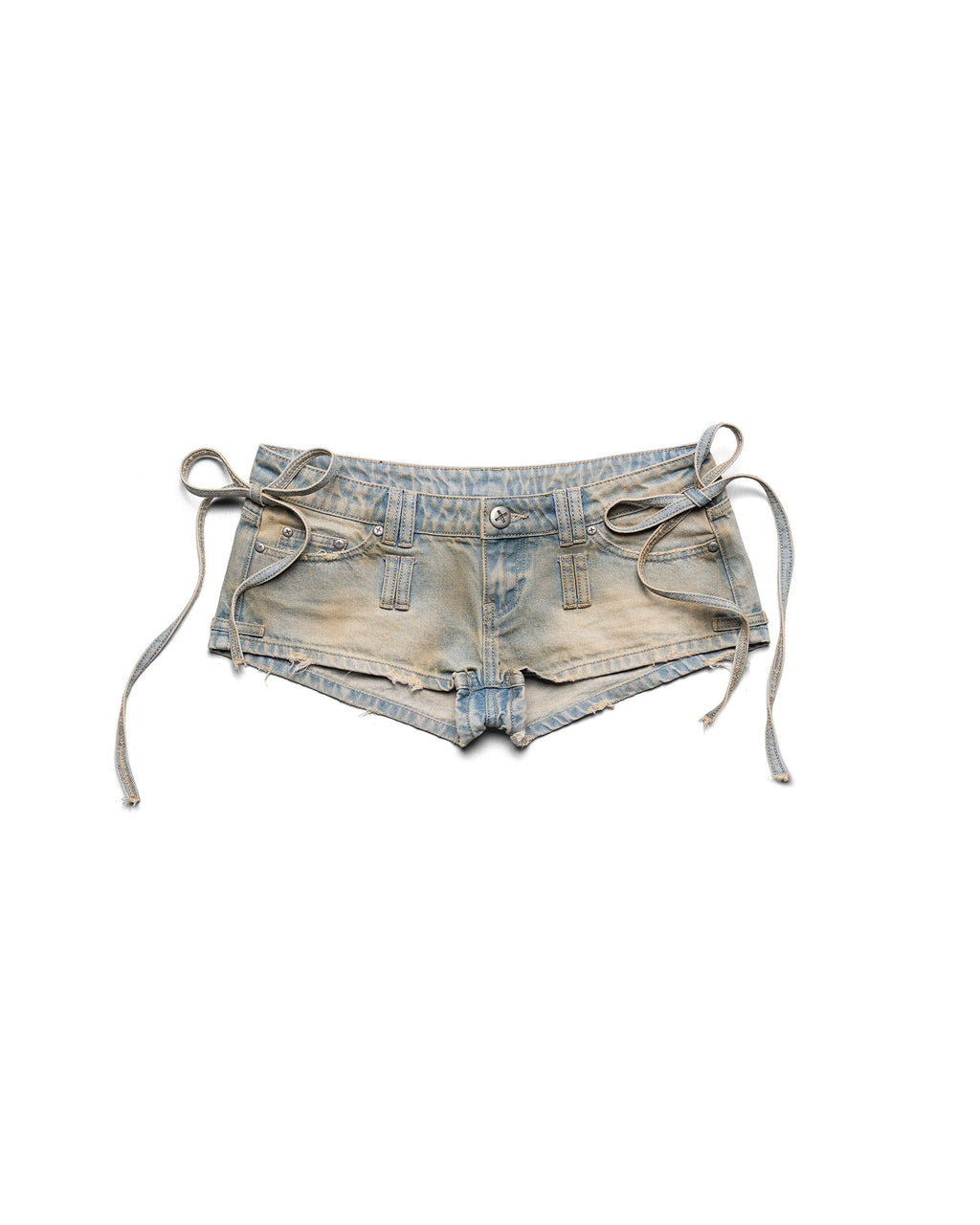 Micro Denim Transformer Shorts