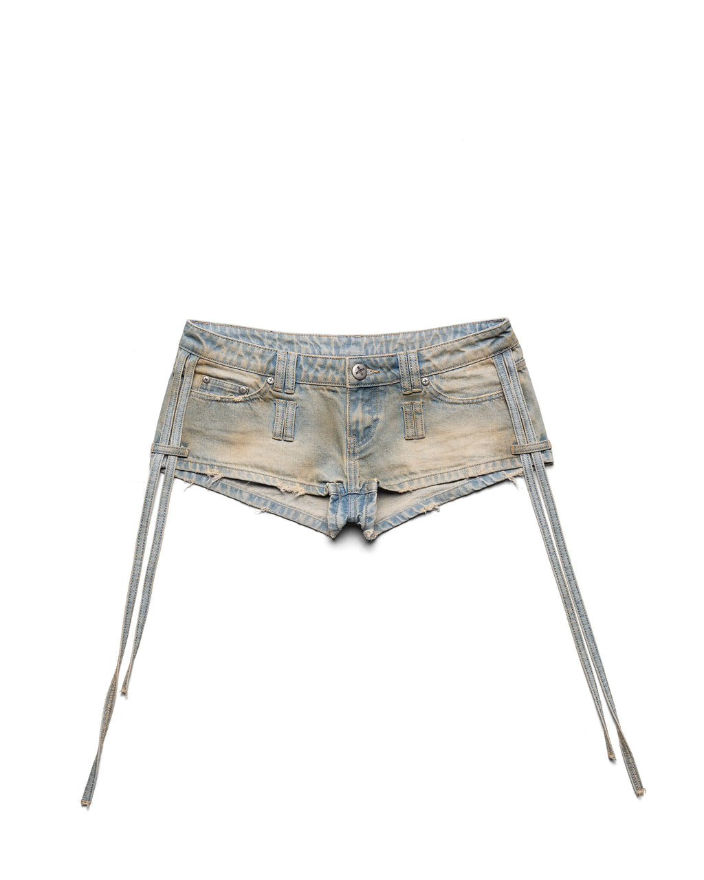 Micro Denim Transformer Shorts