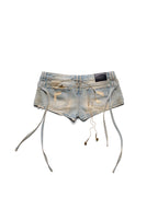 Micro Denim Transformer Shorts
