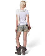 Micro Denim Transformer Shorts