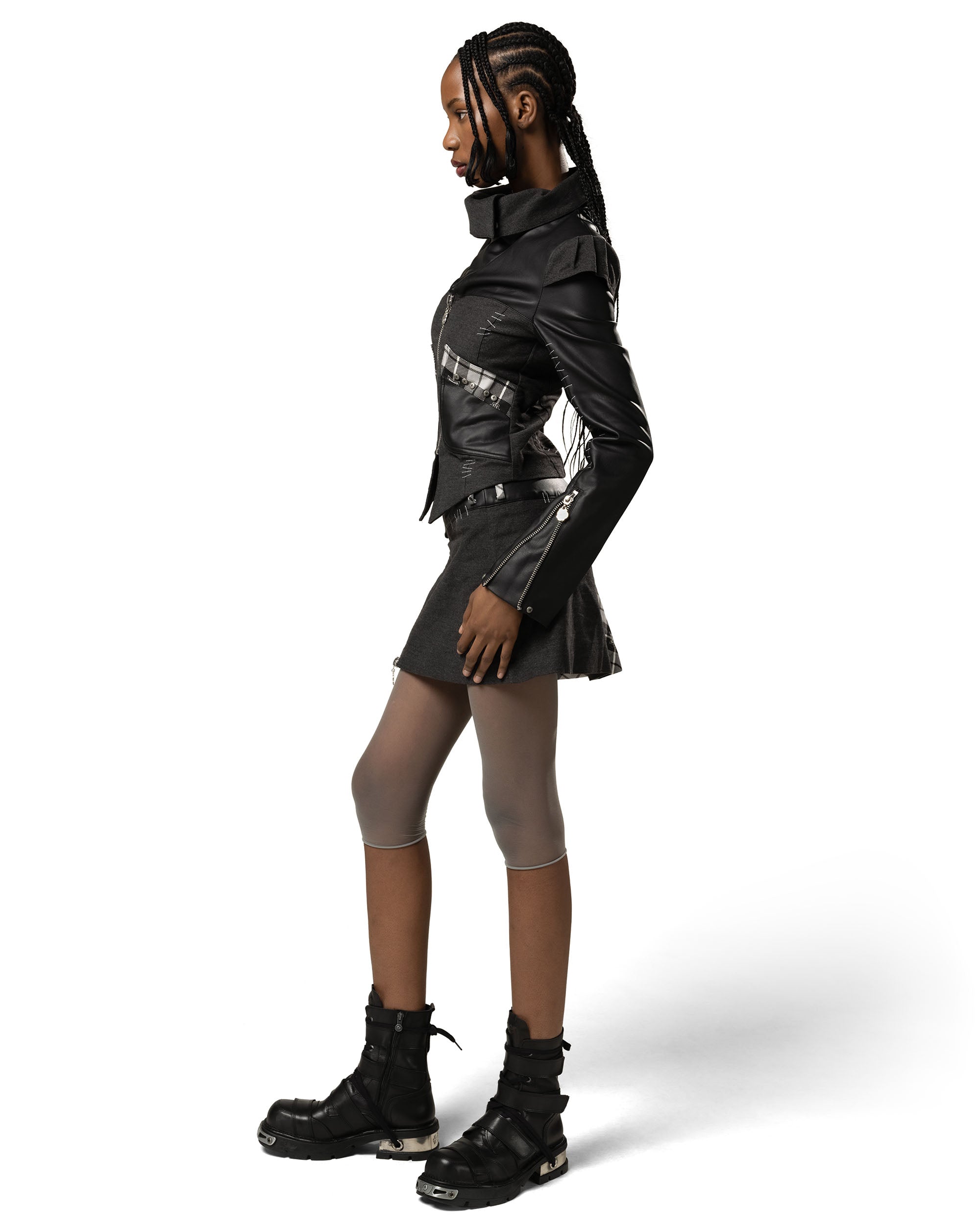 Racer x Monster High Frankie Skirt