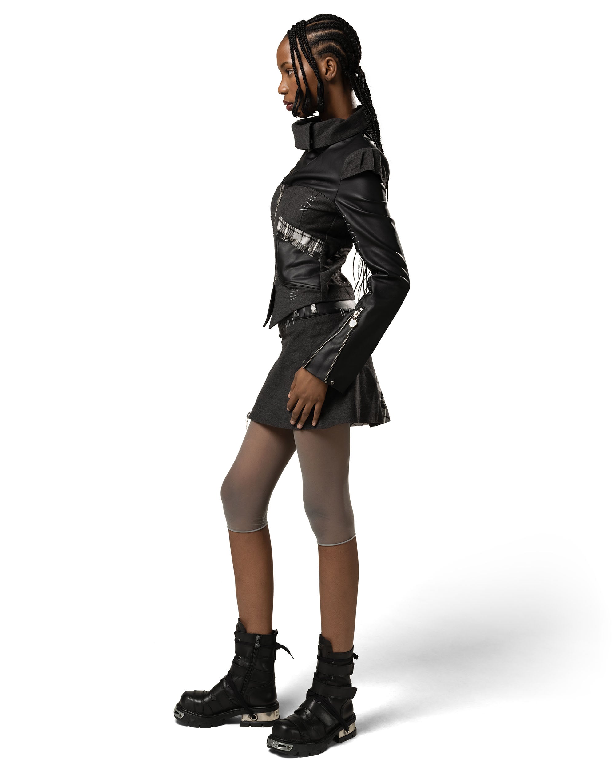 Monster High™ x Racer Faux Leather Skirt