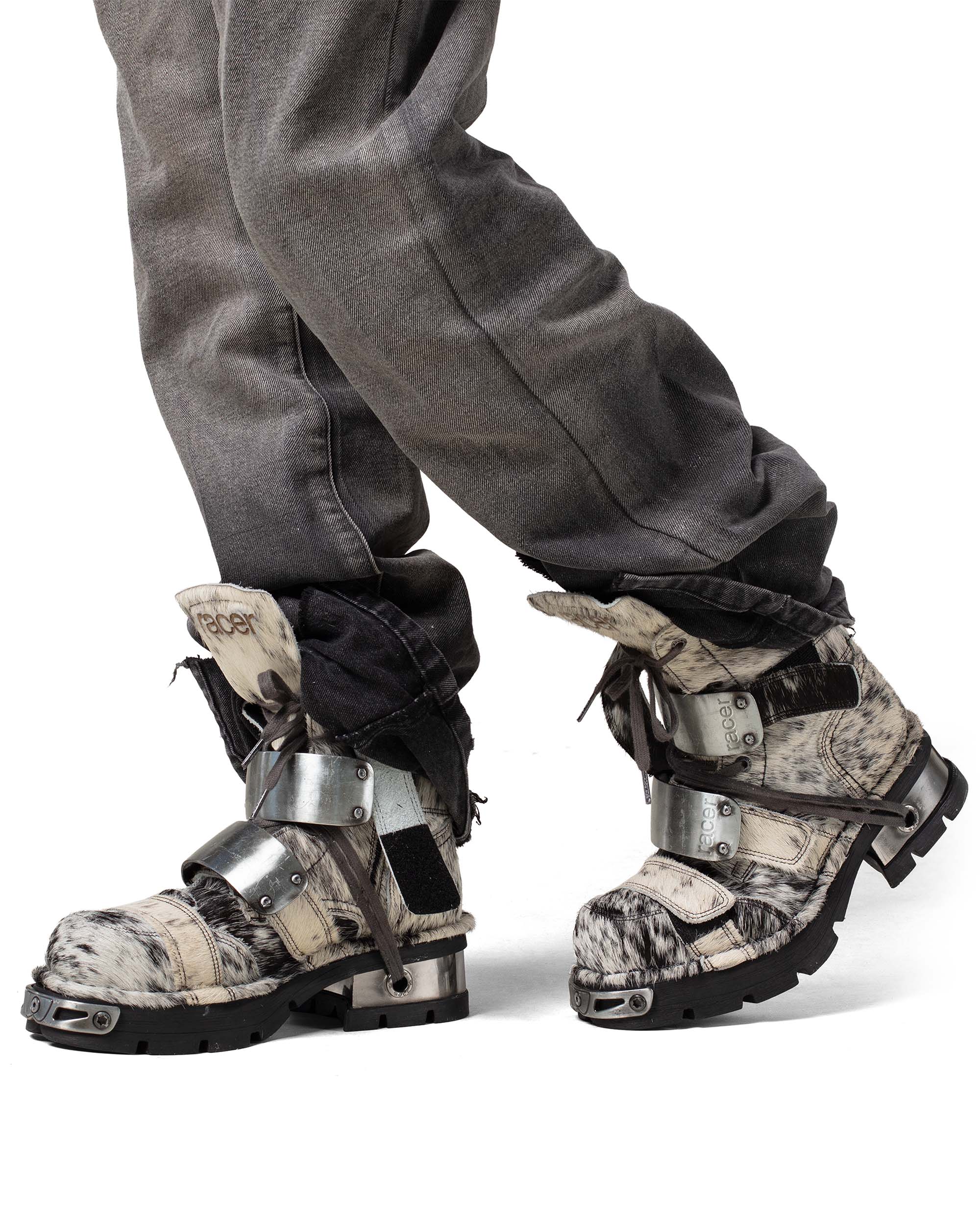 値下げ可Racer Worldwide × New Rock Pony Boot Racer x New Rock Pony Boot – Racer Worldwide