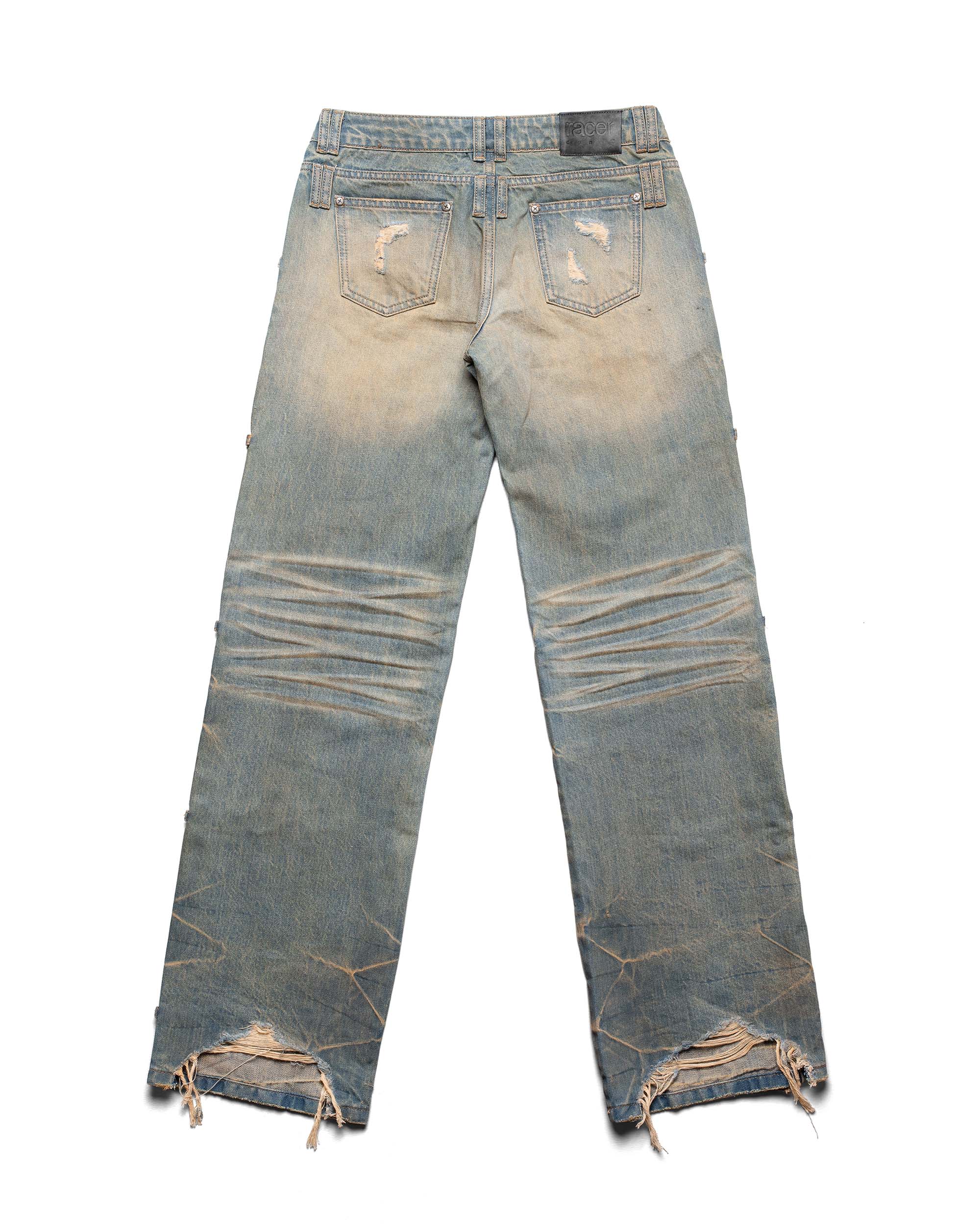 Light Blue Transformer Track Denim – Racer Worldwide