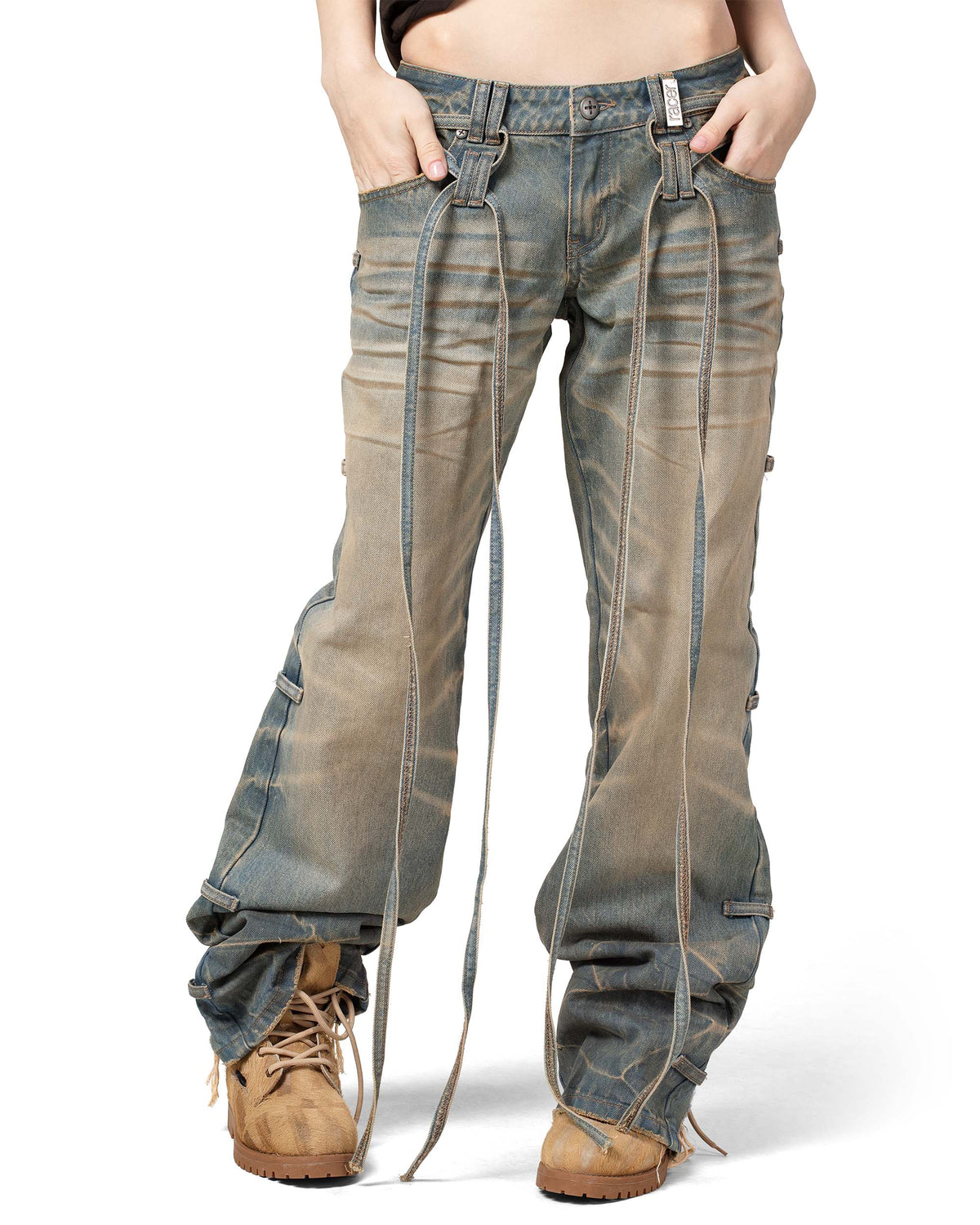 Light Blue Transformer Track Denim – Racer Worldwide