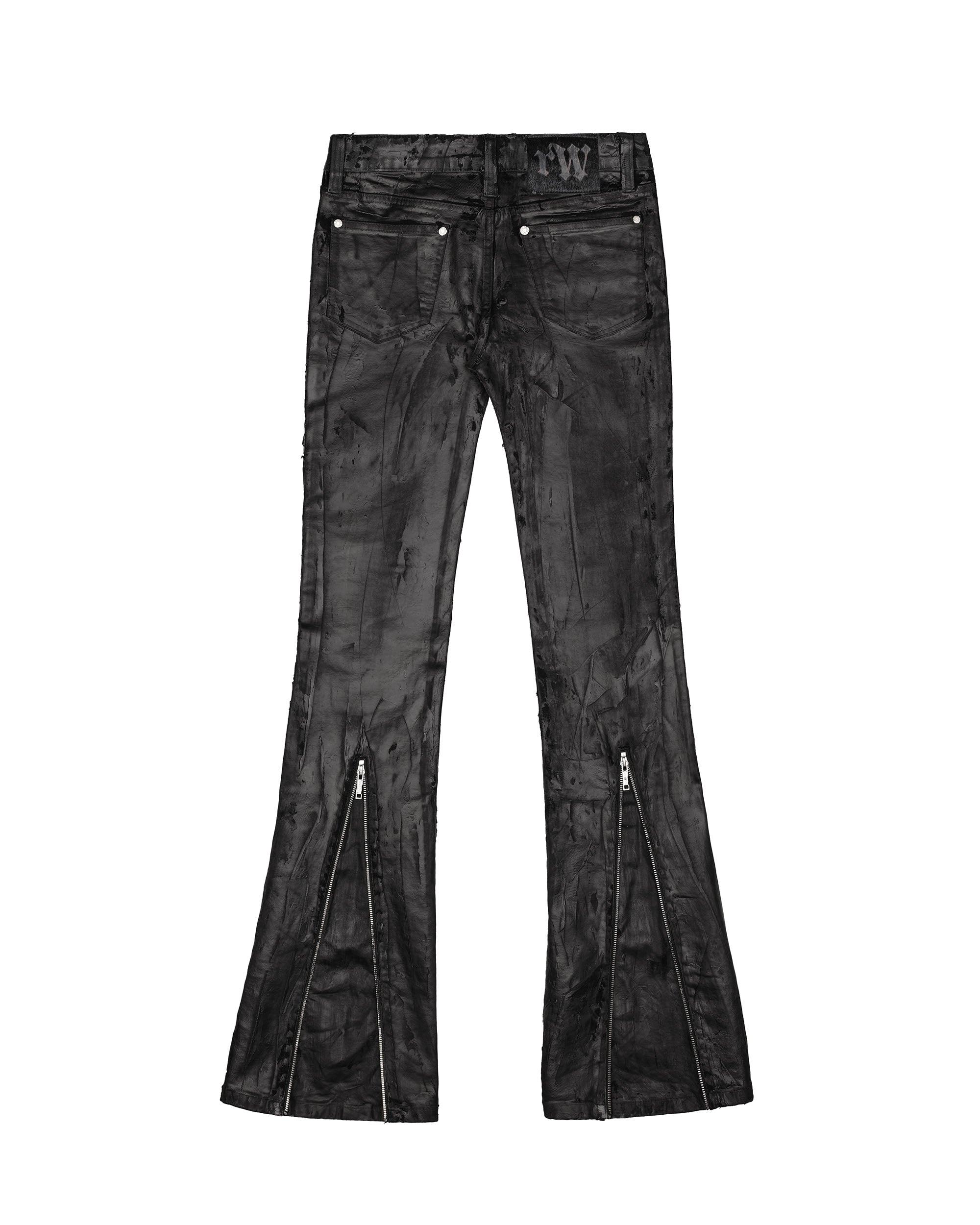 パンツ RACERWORLDWIDE DollCore Flared Wax Jeans Doll Core Flared Wax Jeans – Racer Worldwide
