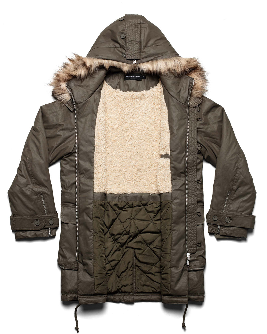 Waxed Parka Jacket