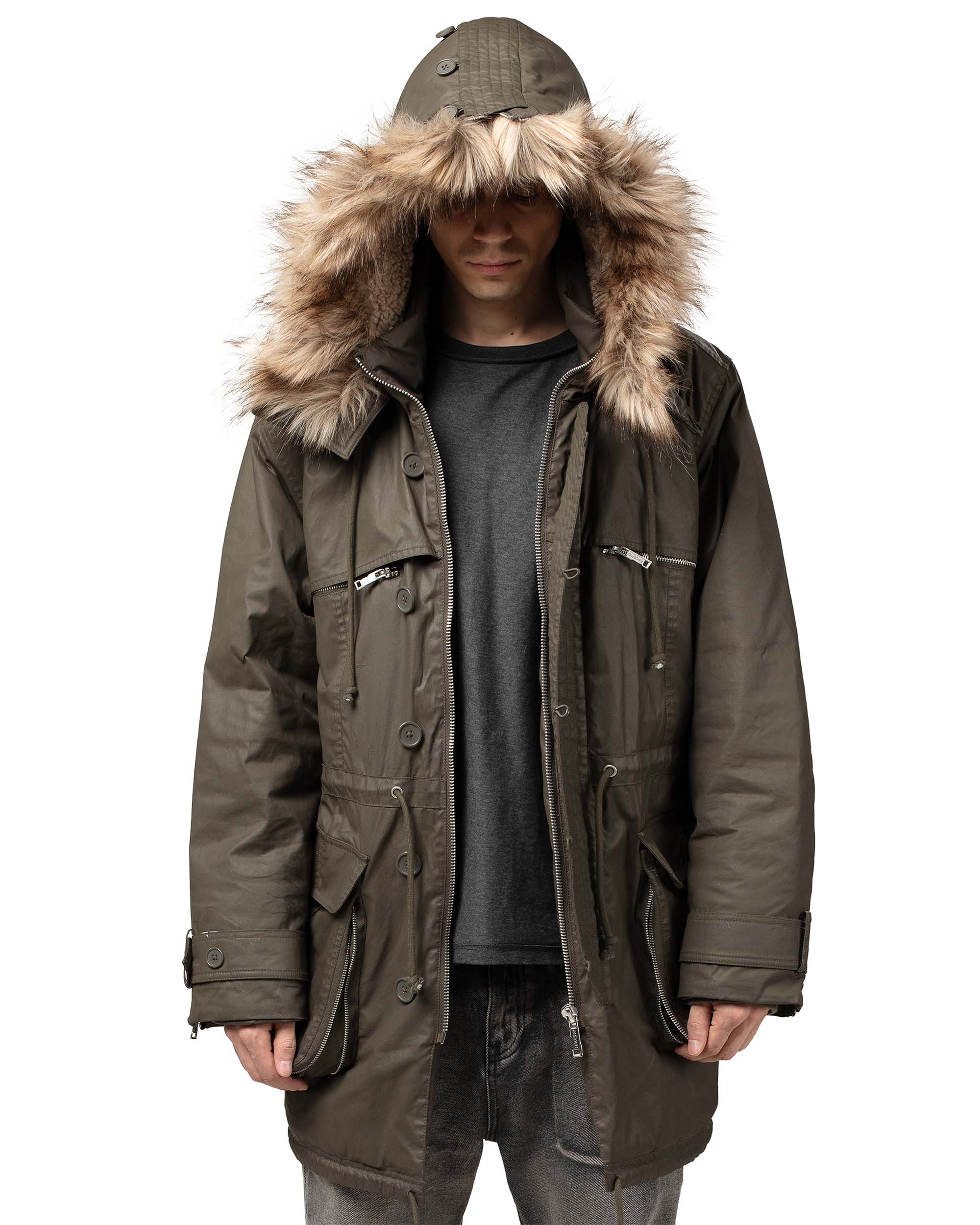 Waxed Parka Jacket