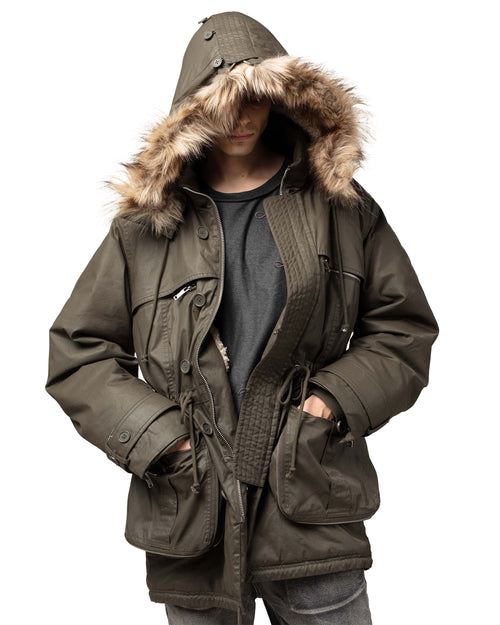 Waxed Parka Jacket