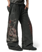 RED Bootcut Sweatpants