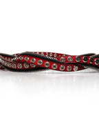 Red Split Button Belt