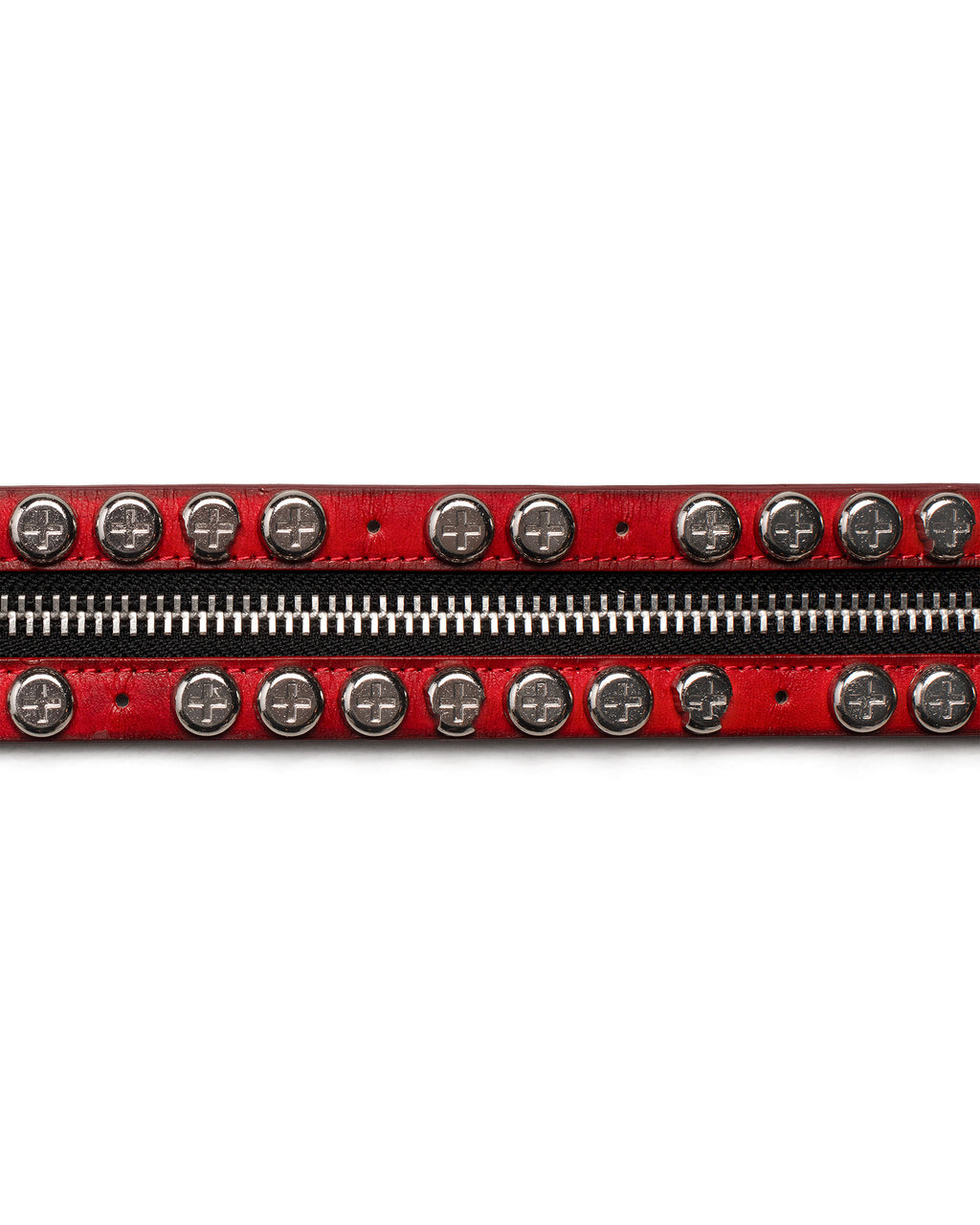 Red Split Button Belt